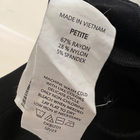 Quince‎ | Ultra-Stretch Ponte Straight Leg Pull On Dress Pants Black Size Small - Picture 5 of 8